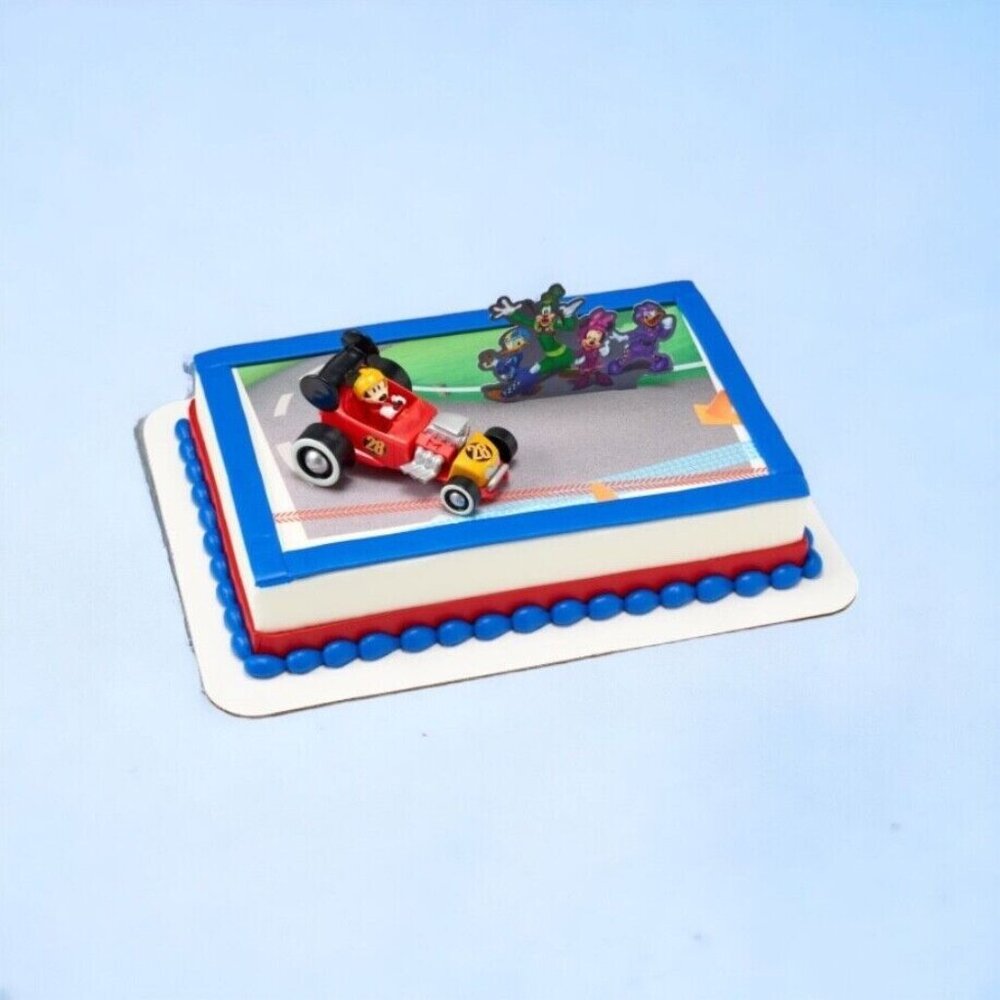 Decopac Cake Topper ~ Mickey And The Roadster Racers ~ Reusable